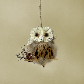Feathered Owl Baby Charm