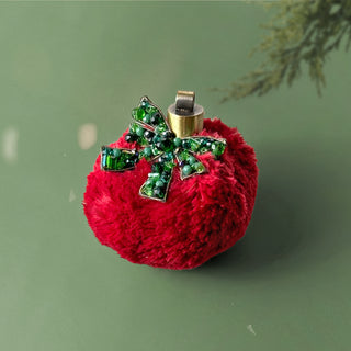 Holiday Fluff Charm (Red)
