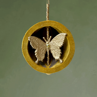 Golden Butterfly Bauble Charm