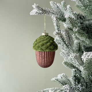 Evergreen Acorn Charm