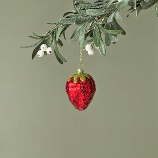 Festive Strawberry Bauble