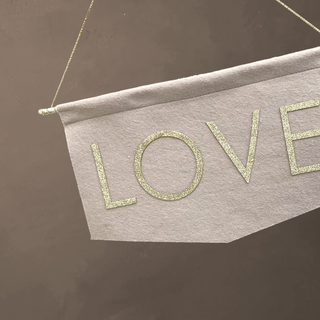 Love Flag Grey