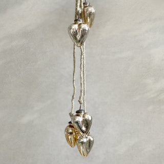 Hanging Glass Hearts