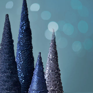 Sparkling Blue Pinnacle Tree Set