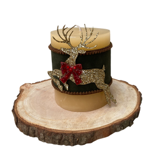 Reindeer Candle