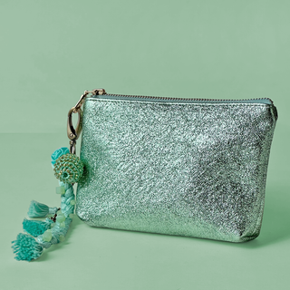 Glitter Pouch - Mint