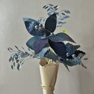 Festive Blooms (Indigo)