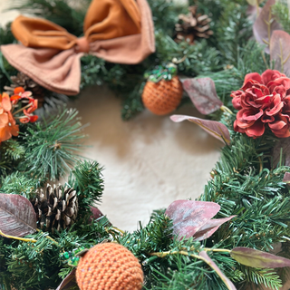 Floral Wreath (Tangerine)