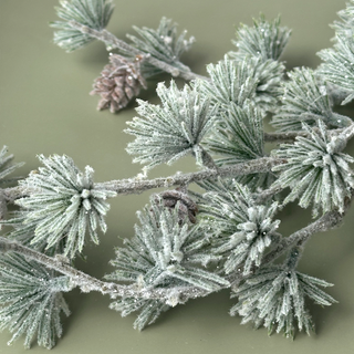 Frosted Pine & Accorn Garland