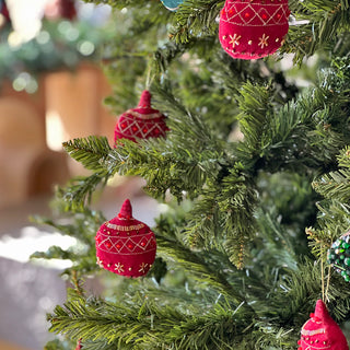 Embroidered Baubles