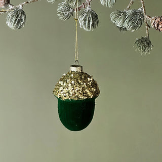 Elegant Glass Acorn