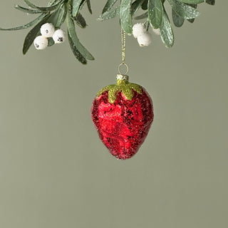 Festive Strawberry Bauble