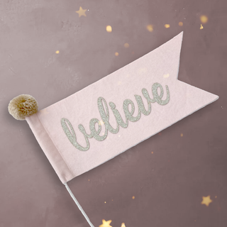 Believe Flag Blush