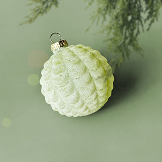 Serenity Green Glass Bauble