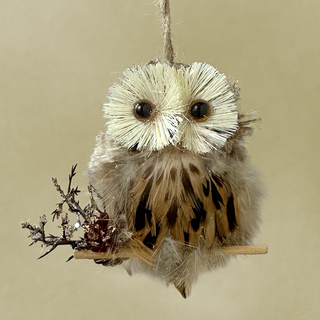 Feathered Owl Baby Charm