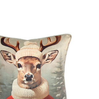 Plush Printed Reindeer