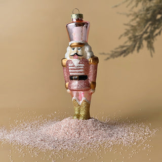 Rose Quartz Nutcracker Soldier