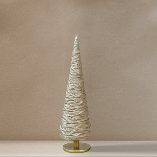 Glittering Ivory Pinnacle Tree Set