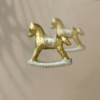 Golden Rocking Horse Delight