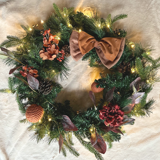 Floral Wreath (Tangerine)