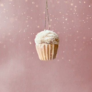 Pastel Whimsy Cupcake Charm (peach)