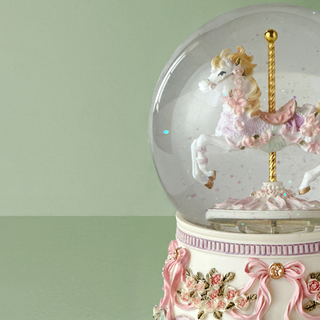 Serenade Carousel Snow Globe