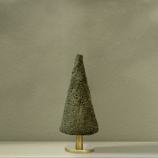 Glittering Olive Pinnacle Tree Set