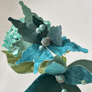 Festive Blooms (Teal)