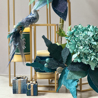 Festive Blooms (Teal)