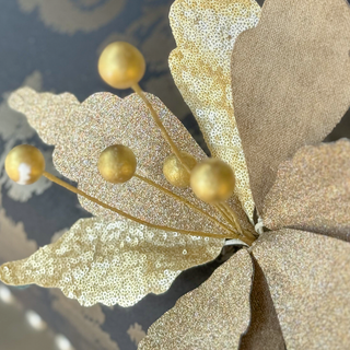 Festive Bloom Stem (Gold)