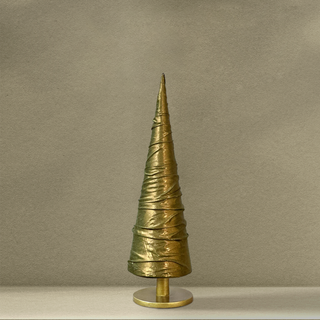 Glittering Olive Pinnacle Tree Set