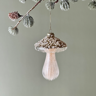 Enchanted Feathered Mushroom Charm