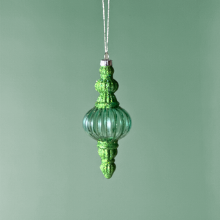 Holiday Green Ornaments (Set of 5)