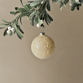 Golden Glimmer Elegance Bauble