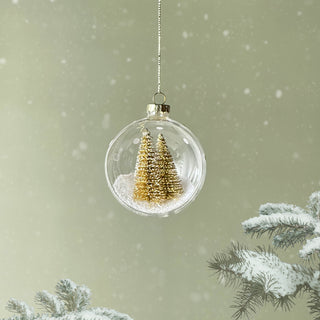 Winter Wonderland Glass Bauble