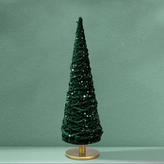 Glittering emerald Pinnacle Tree Set