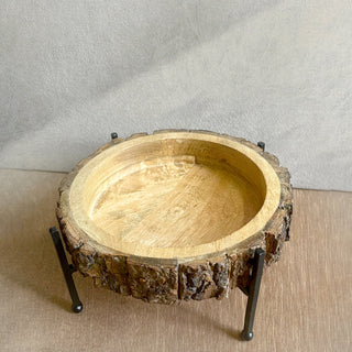 ROUND WOODEN PLATTER