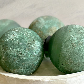 Smoked Green Ornaments