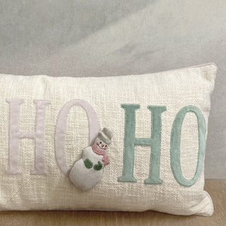 Ho Ho Ho cushion (White Christmas)