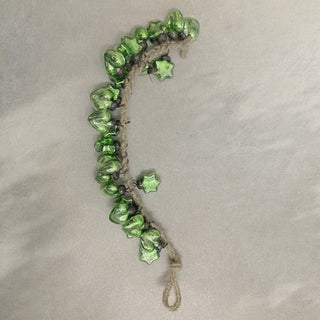 String of Glass Charms (Green)