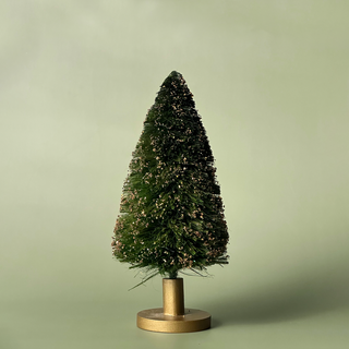 Ombre Coir Pine Tree Set (Green Gold)