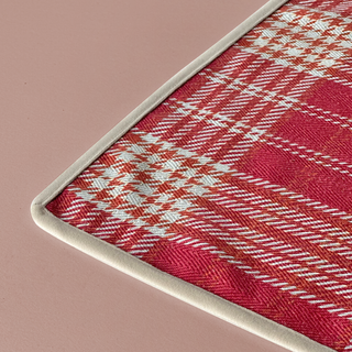 Red Tartan Check Table Mats (set of 4 pcs)
