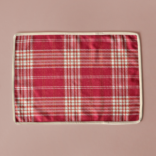 Red Tartan Check Table Mats (set of 4 pcs)
