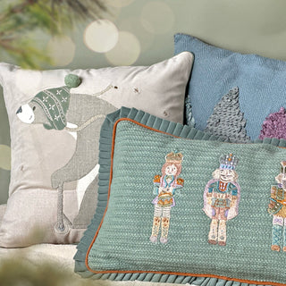 Pastel Holiday Dreams Cushion Set