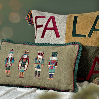 Fa La La & Nutcracker Cushion Duo