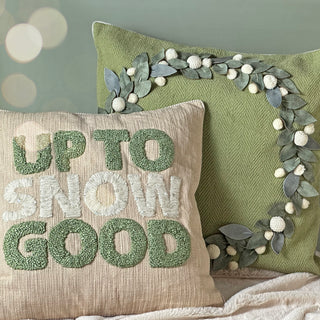 Serene Snowy Wishes Cushion Duo