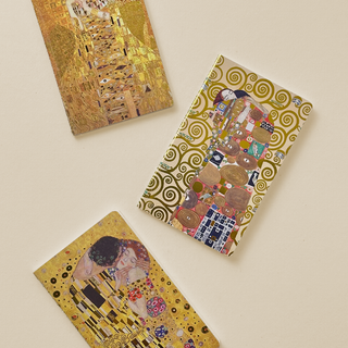 Gustav Klimt – Set of 3 Foiled Mini Notebooks