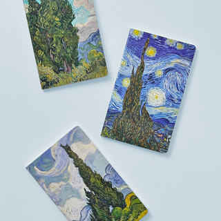 Van Gogh Cypress Trees – Set of 3 Mini Notebooks