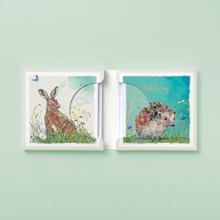 Hedgehog “Just to Say” – Notecard Set (4-Pack)