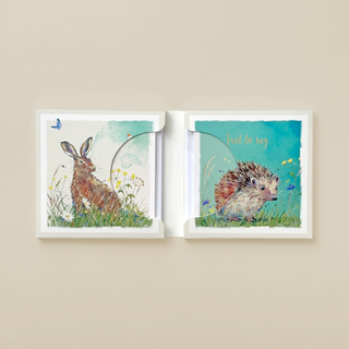 Hare in the Meadow – Notecard Set (4-Pack)